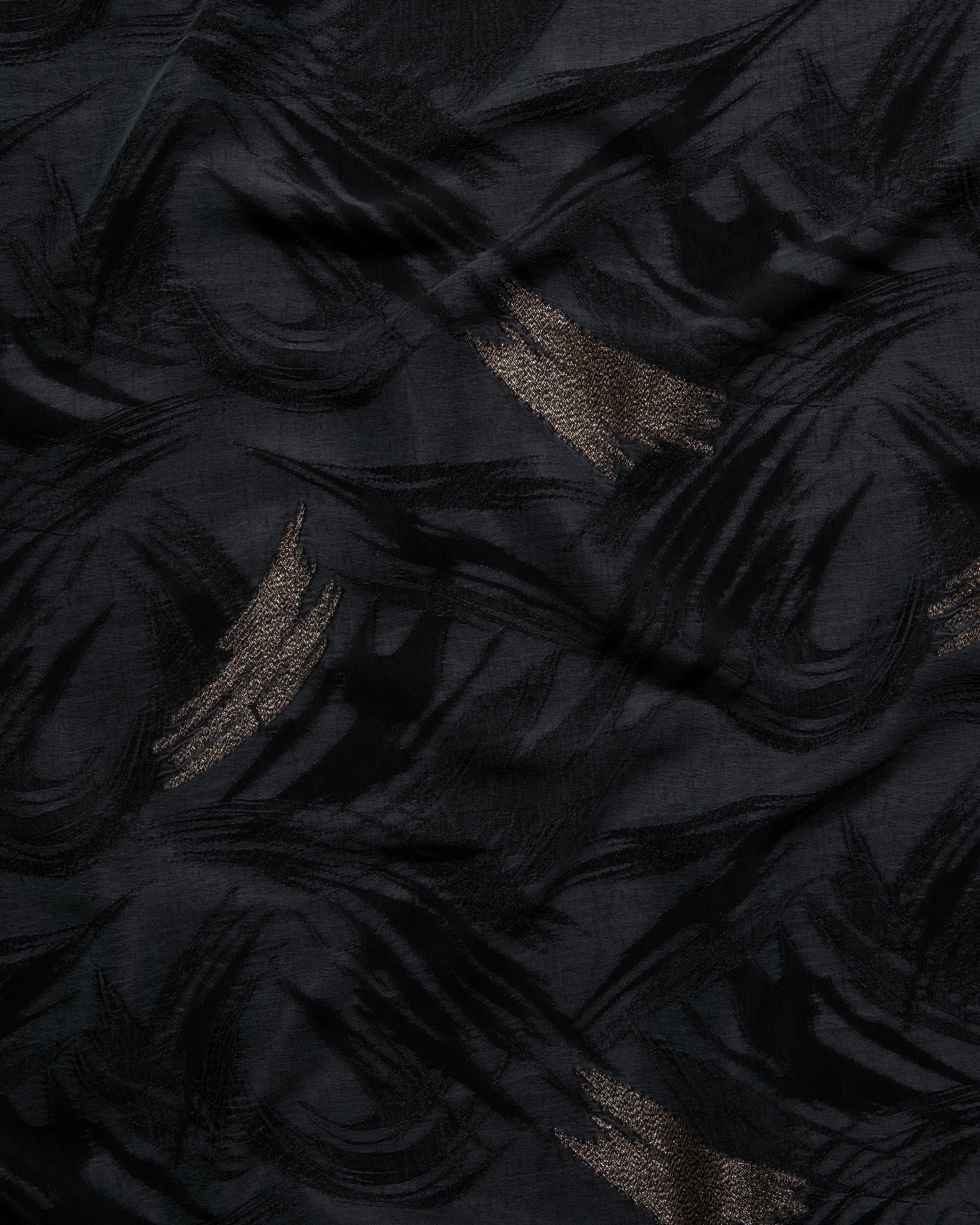 Cupro-Embroidery-Jet-Black-Gold-Flash