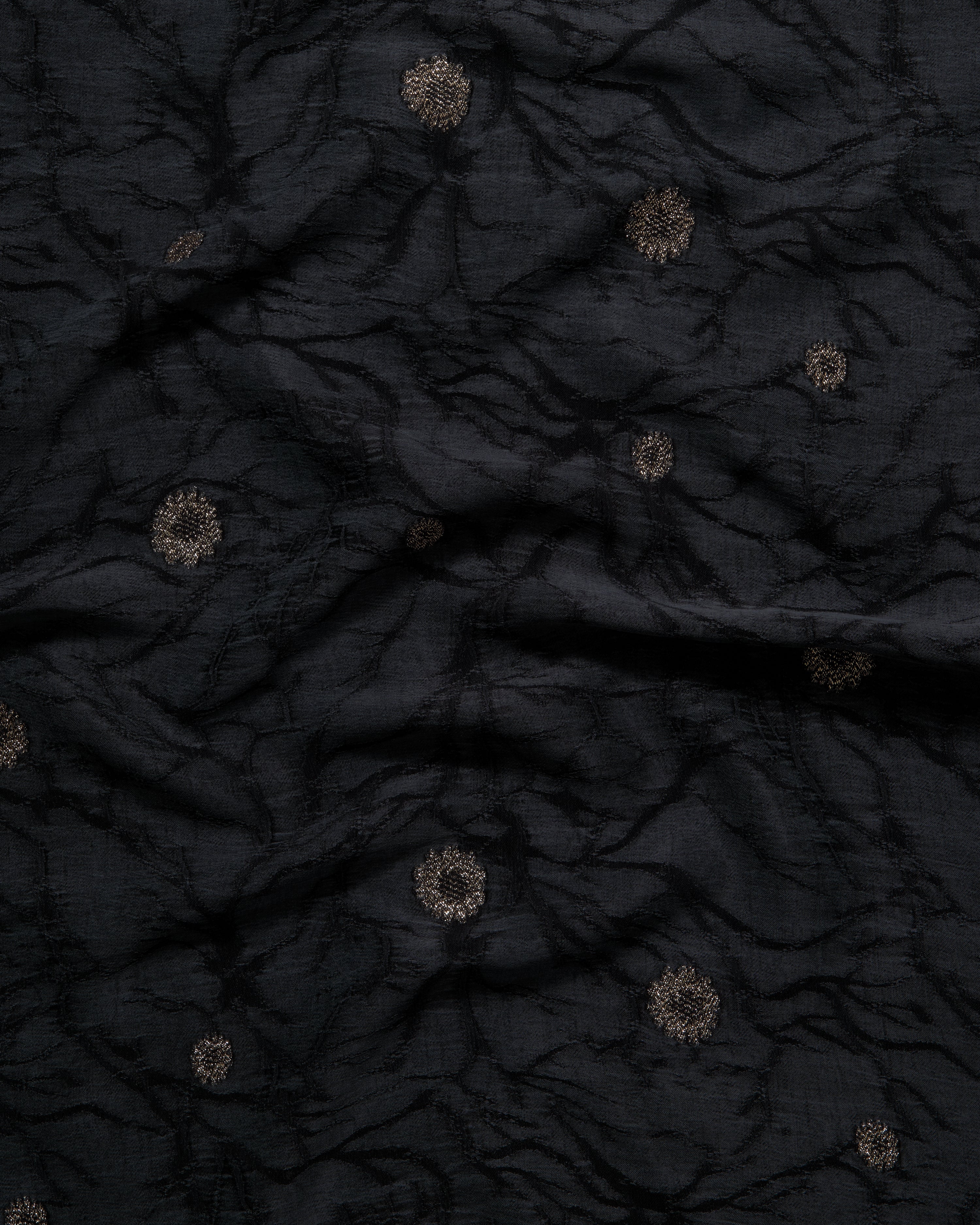 Cupro-Embroidery-Jet-Black-Gold-Rose