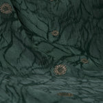 Cupro-Embroidery-Petrol-Green-Gold-Rose