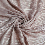 Italian Chiffon Fine Pleat / Plisse with All-Over Foil