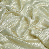Italian Chiffon Fine Pleat / Plisse with All-Over Foil