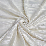 Italian Chiffon Fine Pleat / Plisse with All-Over Foil