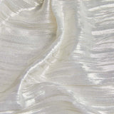 Italian Chiffon Fine Pleat / Plisse with All-Over Foil