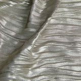 Italian Chiffon Fine Pleat / Plisse with All-Over Foil
