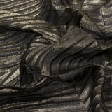Italian Chiffon with Abstract Pleats