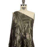 Italian Chiffon with Abstract Pleats