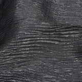 Italian Chiffon Micro Pleat / Plisse with All-Over Foil