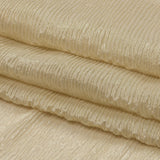 Italian Chiffon Micro Pleat / Plisse with All-Over Foil