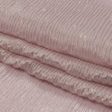 Italian Chiffon Micro Pleat / Plisse with All-Over Foil