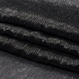 Italian Chiffon Micro Pleat / Plisse with All-Over Foil