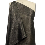 Italian Chiffon Micro Pleat / Plisse with All-Over Foil