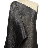 Italian Chiffon Micro Pleat / Plisse with All-Over Foil