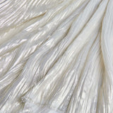 Italian Chiffon Fine Pleat / Plisse with All-Over Foil