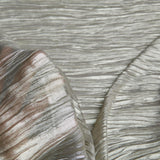 Italian Chiffon Fine Pleat / Plisse with All-Over Foil