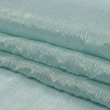 Italian Chiffon Micro Pleat / Plisse with All-Over Foil