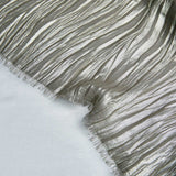 Italian Chiffon Fine Pleat / Plisse with All-Over Foil