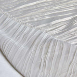 Italian Chiffon Fine Pleat / Plisse with All-Over Foil